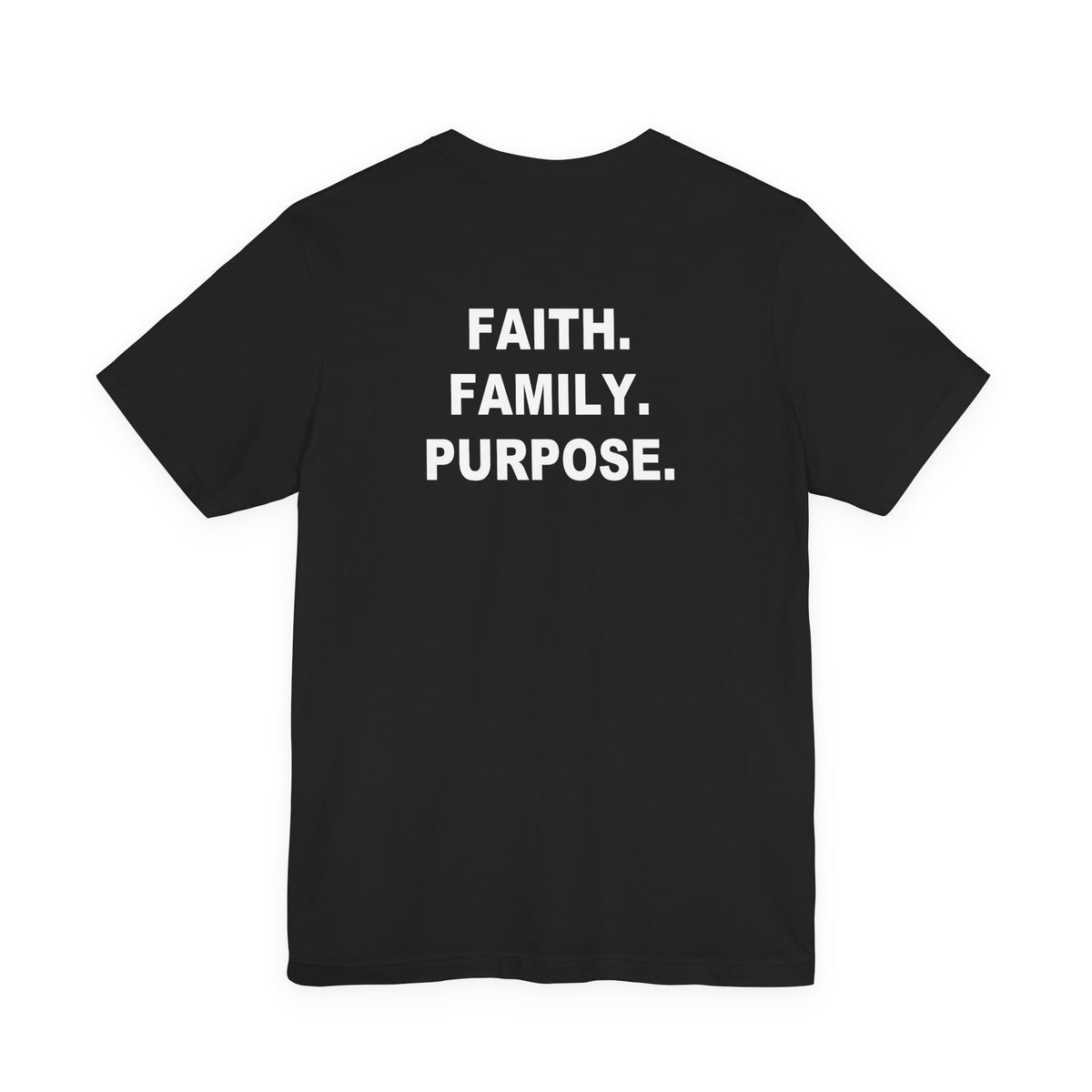 Faith Family Purpose Unisex Jersey T-Shirt | Zeedora