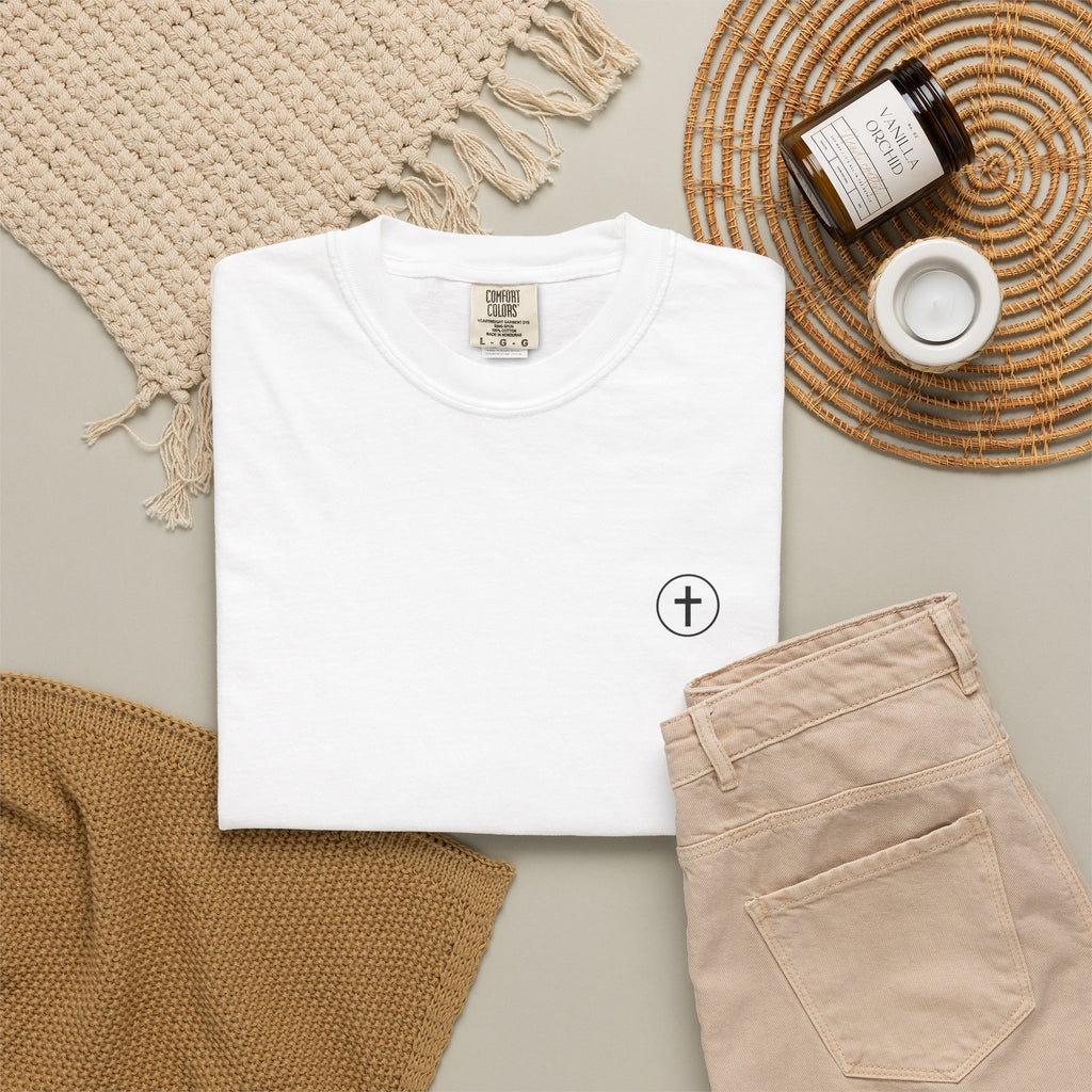 Faith Family Purpose Garment-Dyed T-Shirt | Zeedora