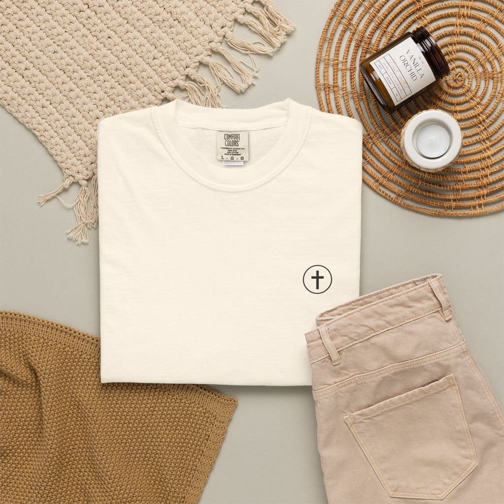 Faith Family Purpose Garment-Dyed T-Shirt | Zeedora